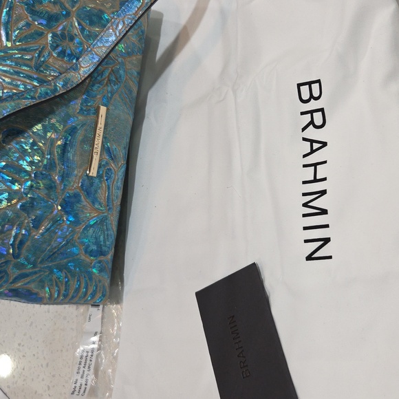 💙🔹️Brahmin 🔹️Blue Serenity  Sonic Lorelei  Genuine Leather  Shoulder Bag - Picture 13 of 13